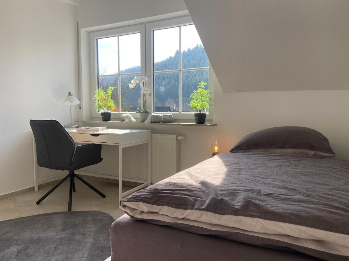Ferienwohnung Westerwaldblick Haiger Bagian luar foto